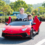 24V Lamborghini Aventador 2 Seater Ride On Car for Kids: Advanced Brushless Motor & Differential for High-Octane Fun  Freddo Toys