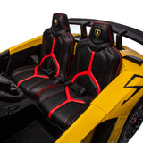 24V Lamborghini Aventador 2 Seater Ride On Car for Kids: Advanced Brushless Motor & Differential for High-Octane Fun  Freddo Toys