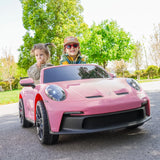24V Porsche 911 GT3 2 Seater - NEW Silent Motor  Freddo Toys