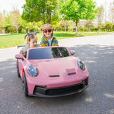 24V Porsche 911 GT3 2 Seater - NEW Silent Motor  Freddo Toys