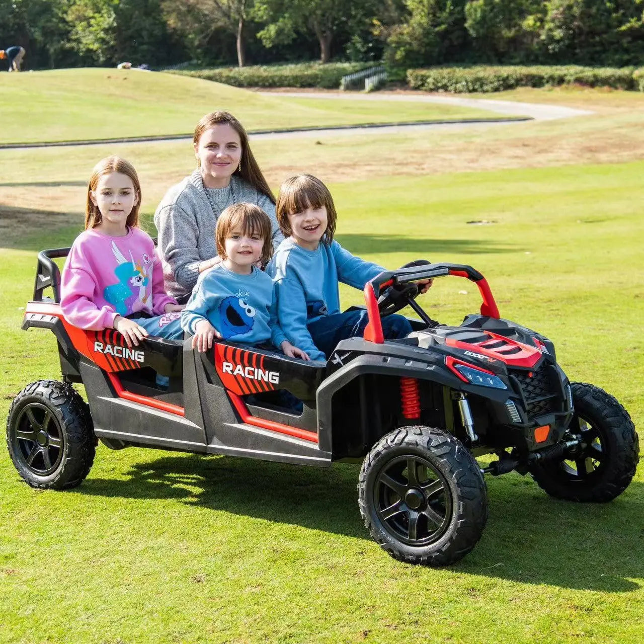 48V Freddo Beast XL: World's Fastest Kids' 4-Seater Dune Buggy with Advanced Brushless Motor & Precision Differential  Freddo Toys