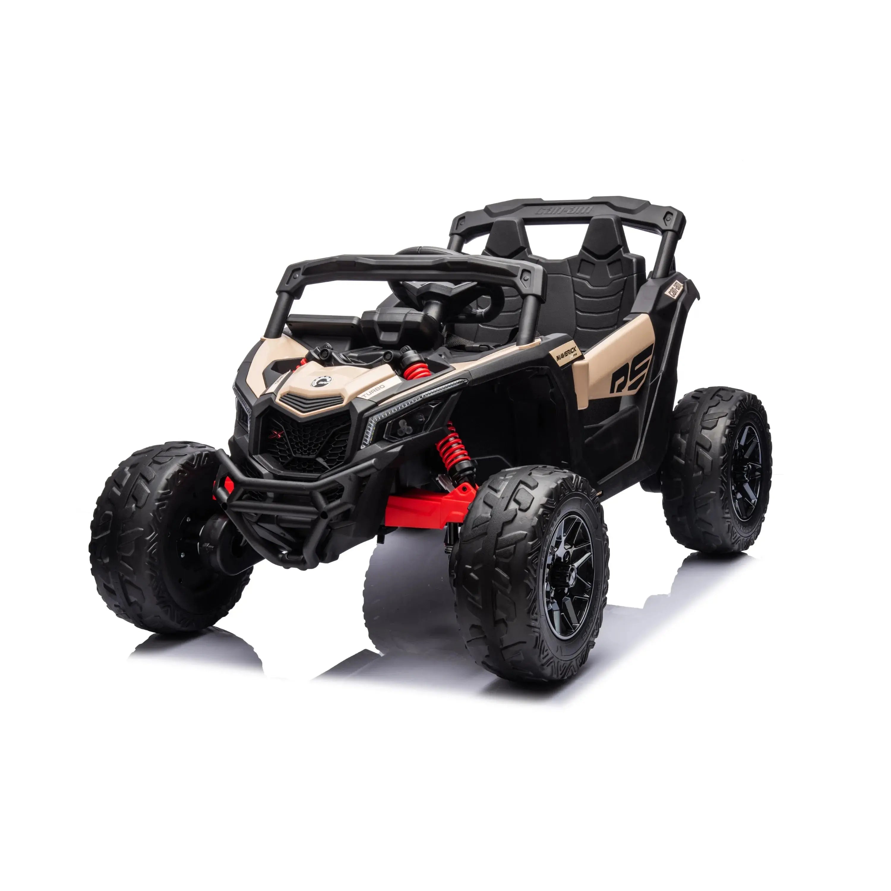 Portable 24V Kids Electric UTV Can-Am Maverick 1-Seater Ride-On Toy