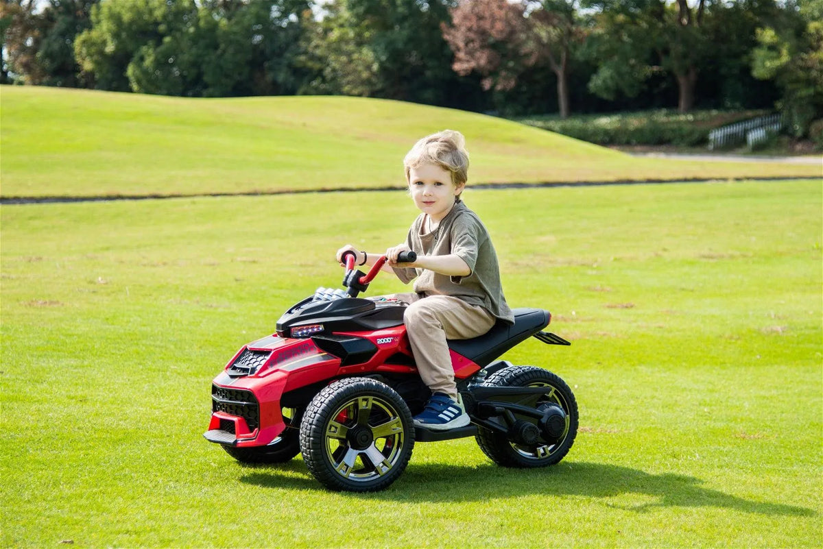 24V Freddo Spider 2 Seater Ride-On 3 Wheel Motorcycle – Freddo Toys