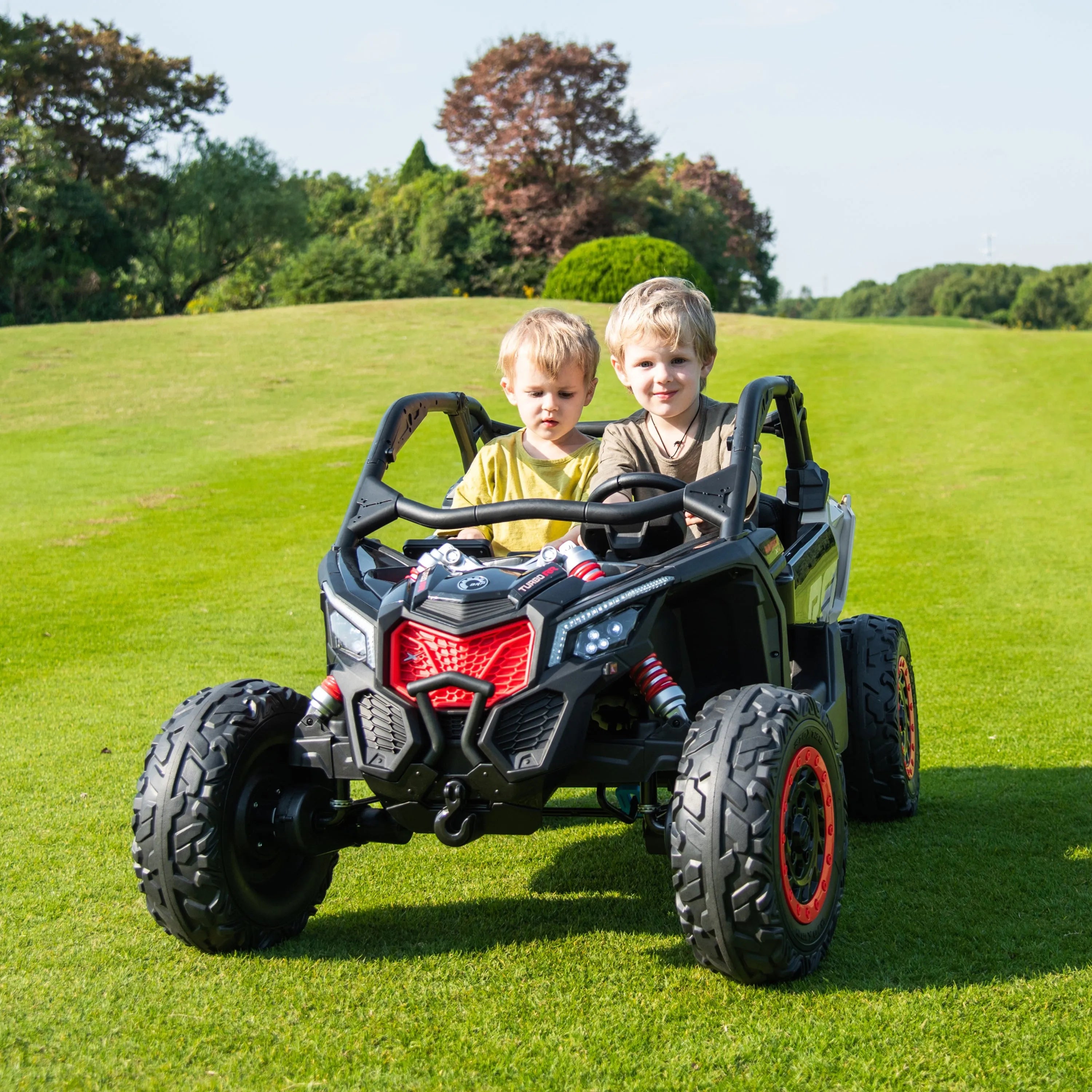 2x24V 4x4 Can Am Maverick 2 Seater Ride on UTV for Kids - Freddo Toys