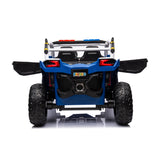 24V Freddo Storm Police UTV 2-Seater for Kids with Lights & Sirens for Action-Packed Adventures