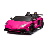 24V Lamborghini Aventador 2 Seater Ride On Car for Kids: Advanced Brushless Motor & Differential for High-Octane Fun  Freddo Toys