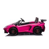 24V Lamborghini Aventador 2 Seater Ride On Car for Kids: Advanced Brushless Motor & Differential for High-Octane Fun  Freddo Toys