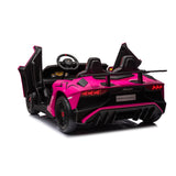 24V Lamborghini Aventador 2 Seater Ride On Car for Kids: Advanced Brushless Motor & Differential for High-Octane Fun  Freddo Toys