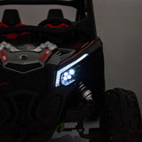 Officially Licensed Can-Am Maverick 48V 2-Seater Kids Ride-On UTV - Dark Red