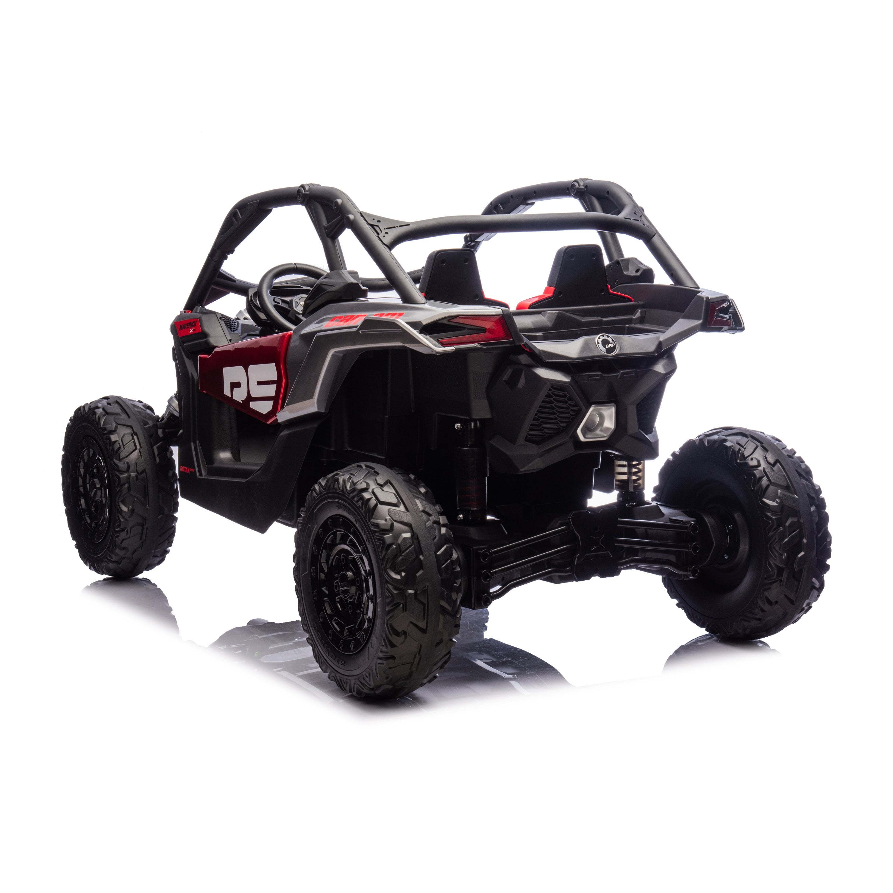Officially Licensed Can-Am Maverick 48V 2-Seater Kids Ride-On UTV - Dark Red