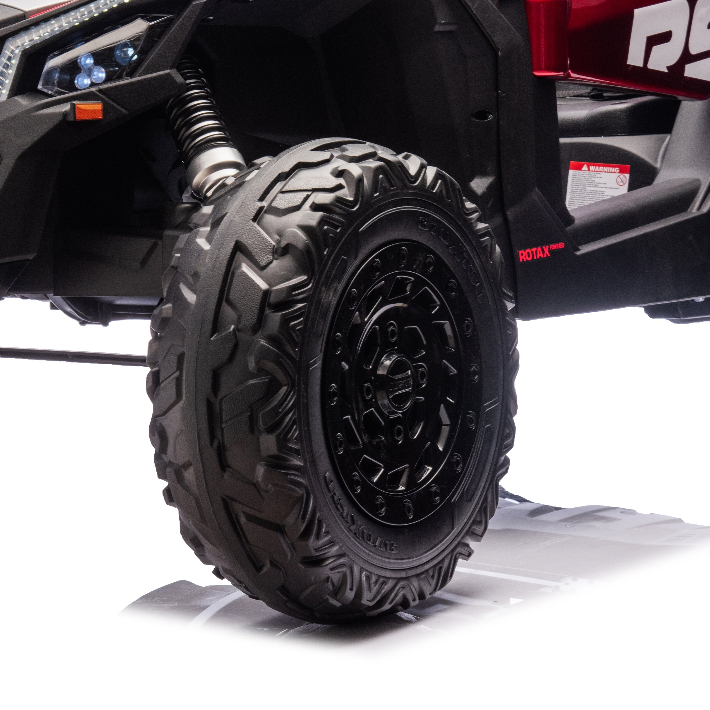 Officially Licensed Can-Am Maverick 48V 2-Seater Kids Ride-On UTV - Dark Red