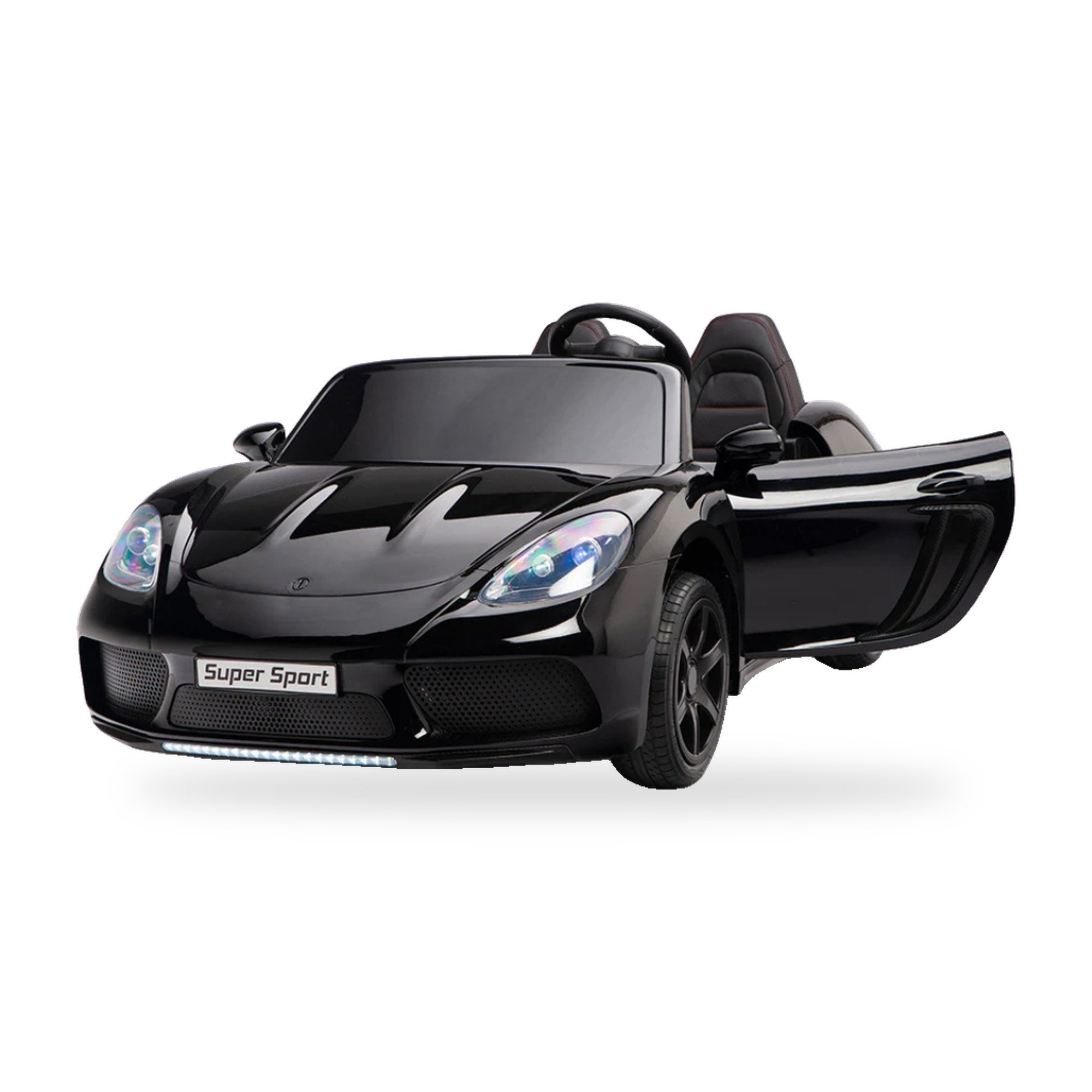 24V Freddo Viper XXL 2-Seater Ride-On Car for Kids & Adults with Brushless Motor - Black