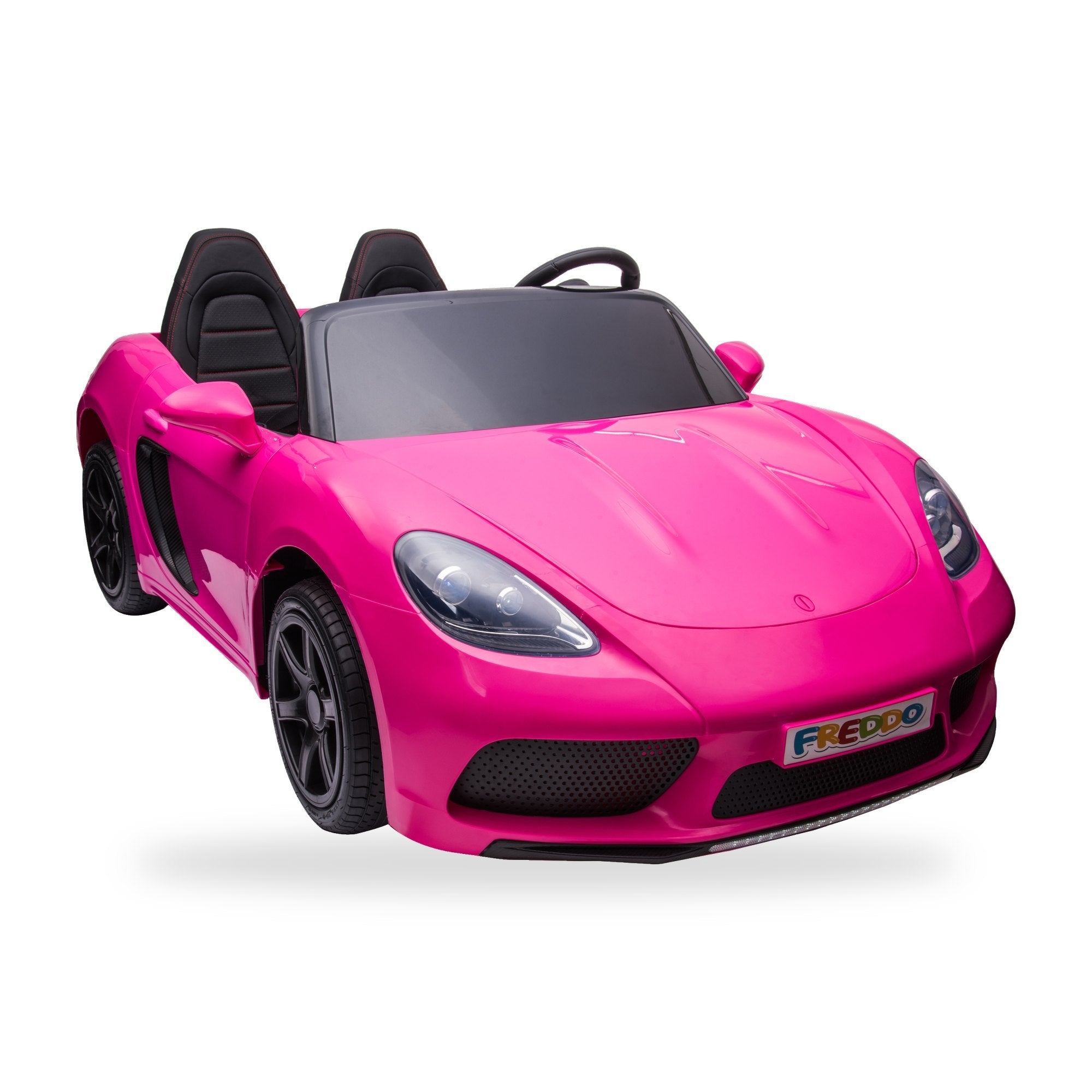 24V Freddo Viper XXL 2-Seater Ride-On Car for Kids & Adults with Brushless Motor - Pink