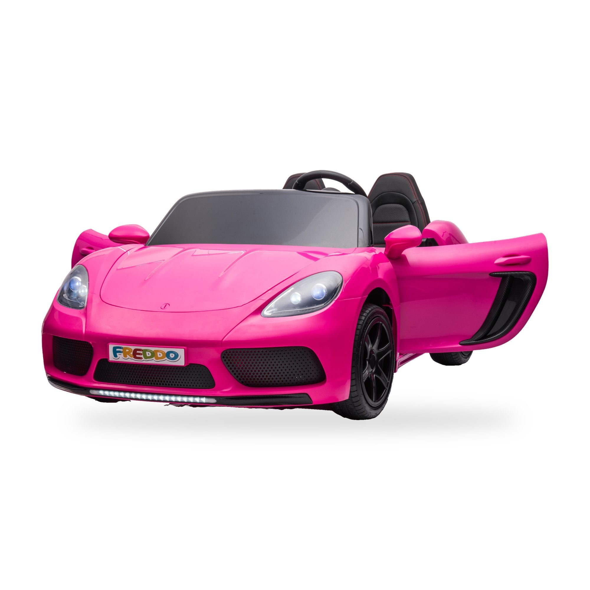 24V Freddo Viper XXL 2-Seater Ride-On Car for Kids & Adults with Brushless Motor - Pink