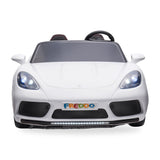 24V Freddo Viper XXL 2-Seater Ride-On Car for Kids & Adults with Brushless Motor - White