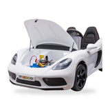 24V Freddo Viper XXL 2-Seater Ride-On Car for Kids & Adults with Brushless Motor - White