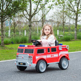 12V Freddo Fire Truck 1 Seater Ride on  Freddo Toys