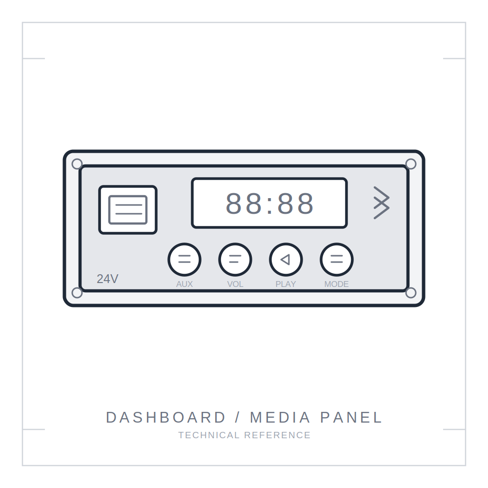 Technical drawing - Dashboard