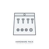 Freddo Horse 6V - Hardware Pack