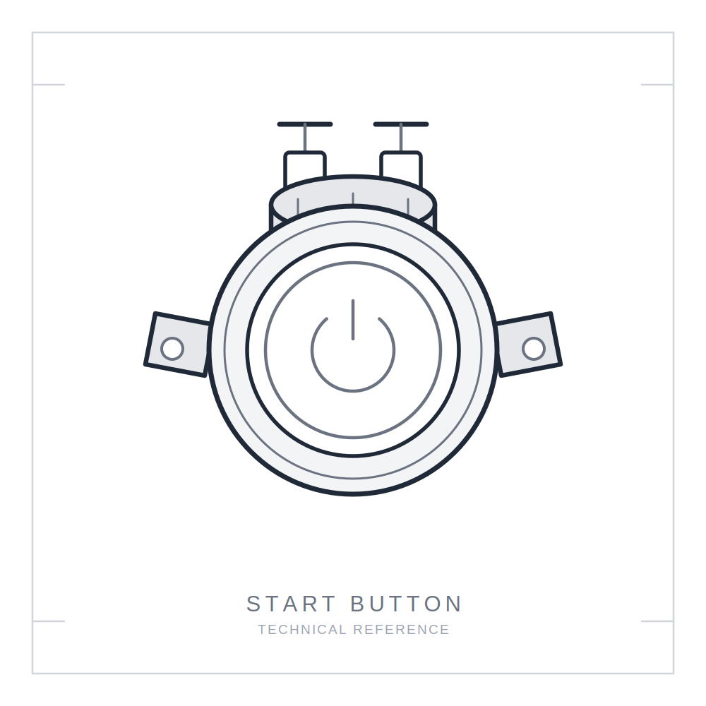 Technical drawing - Start Button