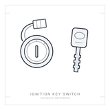Technical drawing - Start Key