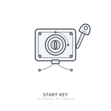 Audi Union Typ D - Compatible Start Key